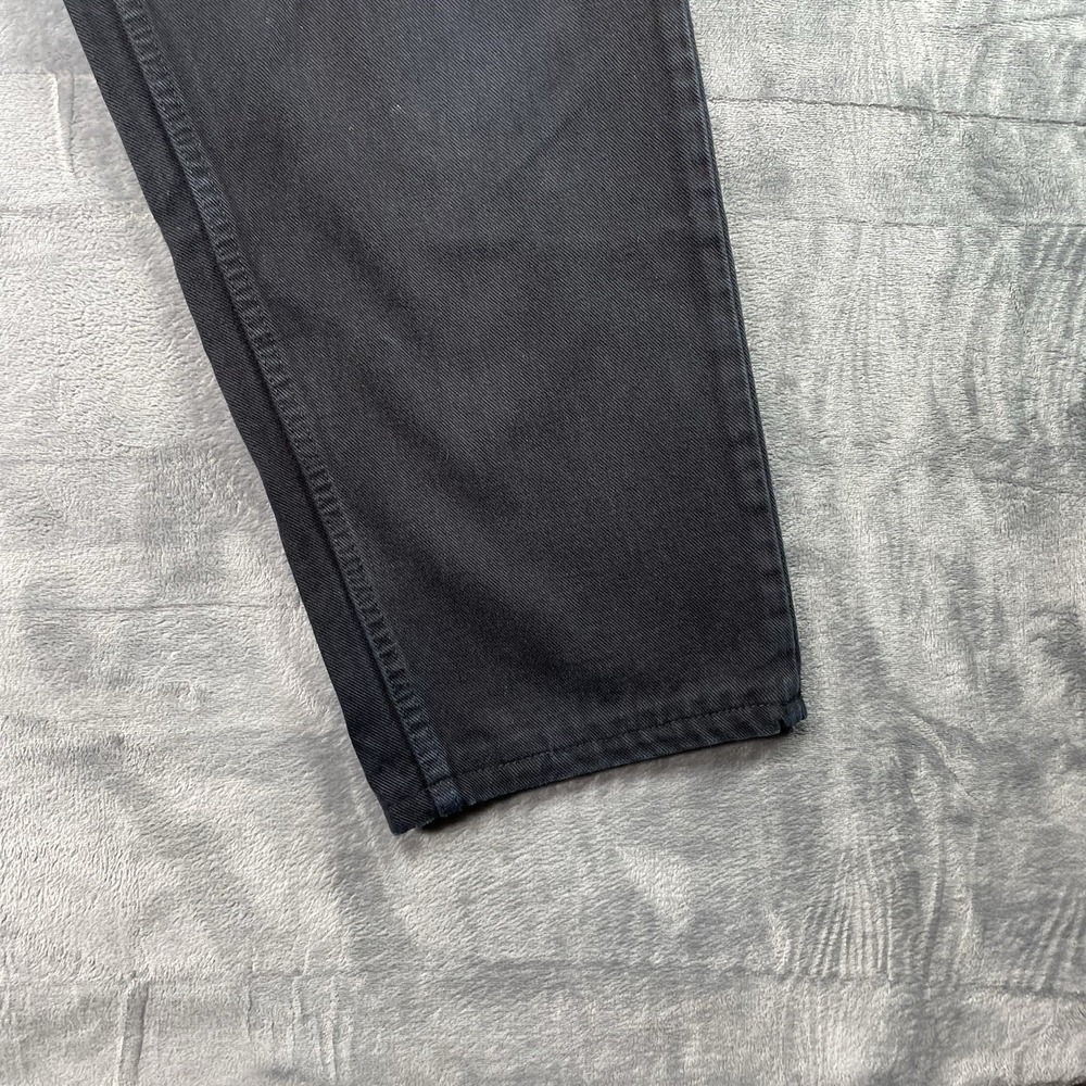 Vintage 90s Men 30x34 Fits 30x29 Levi's Silvertab Loose Fit Jeans Black Made USA - Picture 3 of 13